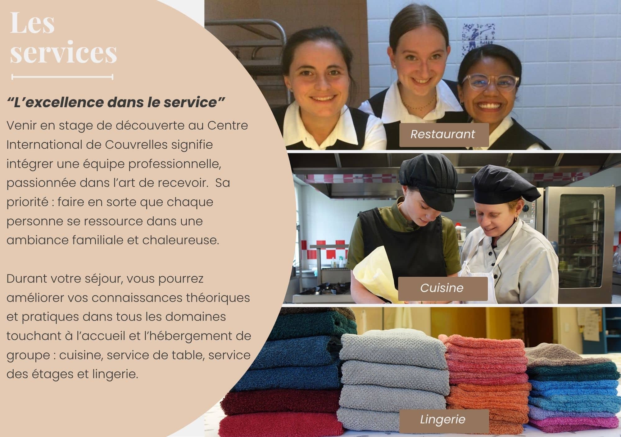 Flyer Stage de découverte — les services