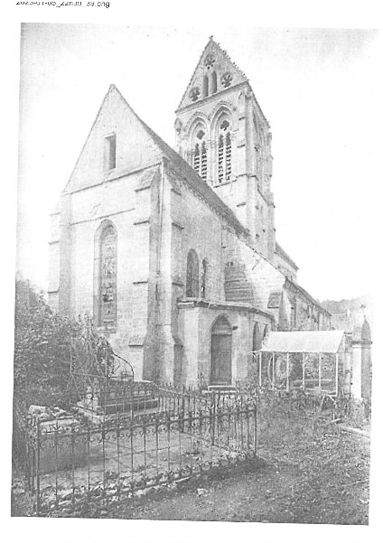 Vue du cimetière vers 1900