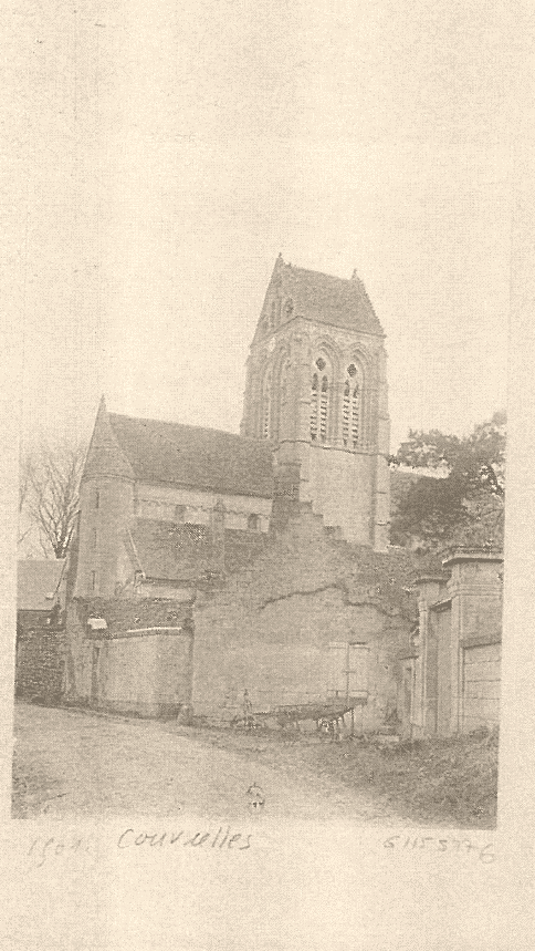 Vue du Presbytère en 1901 (source BNF, Gallica) Photographie prise en 1914